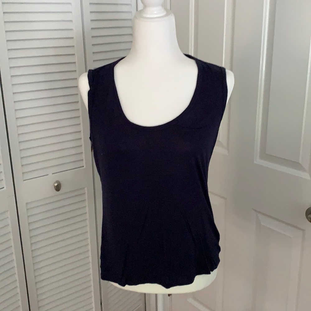 Navy blue tank top